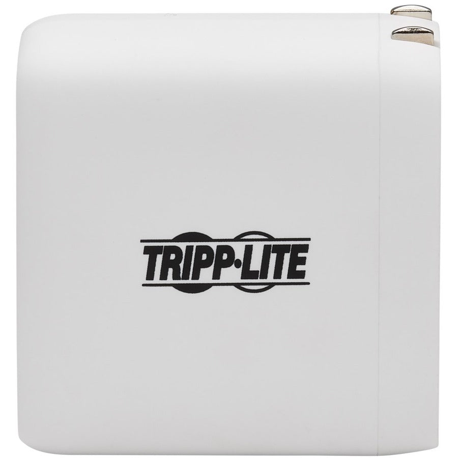 Tripp Lite USB C Wall Charger 2-Port Compact Gan Technology 68W PD3.0 White
