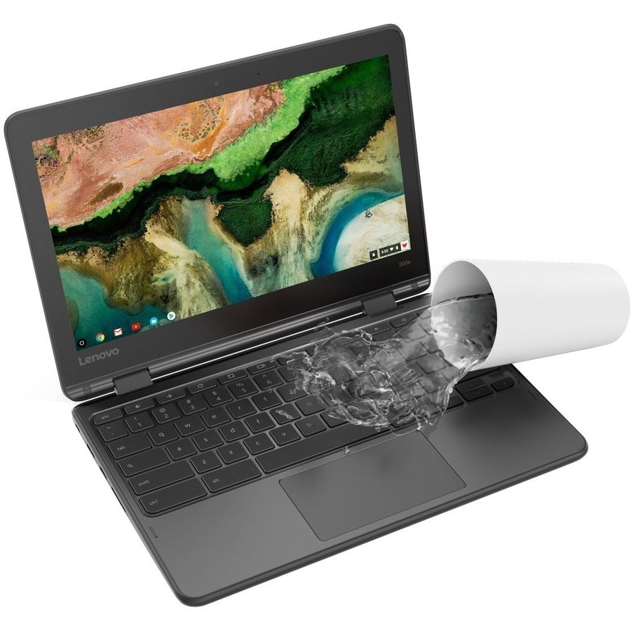 Lenovo 300e Chromebook 2nd Gen 81MB0066US 11.6" Touchscreen Rugged 2 in 1 Chromebook - HD - 1366 x 768 - Intel Celeron N4020 Dual-core (2 Core) 1.10 GHz - 4 GB RAM - 32 GB Flash Memory - Black