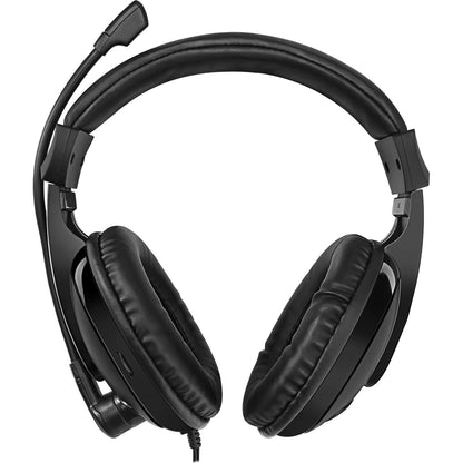 Adesso Xtream H5 - 3.5mm Stereo Headset with Microphone - Noise Cancelling - Wired- Lightweight