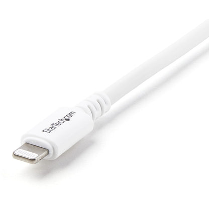 StarTech.com 3m (10ft) Long White Apple&reg; 8-pin Lightning Connector to USB Cable for iPhone / iPod / iPad