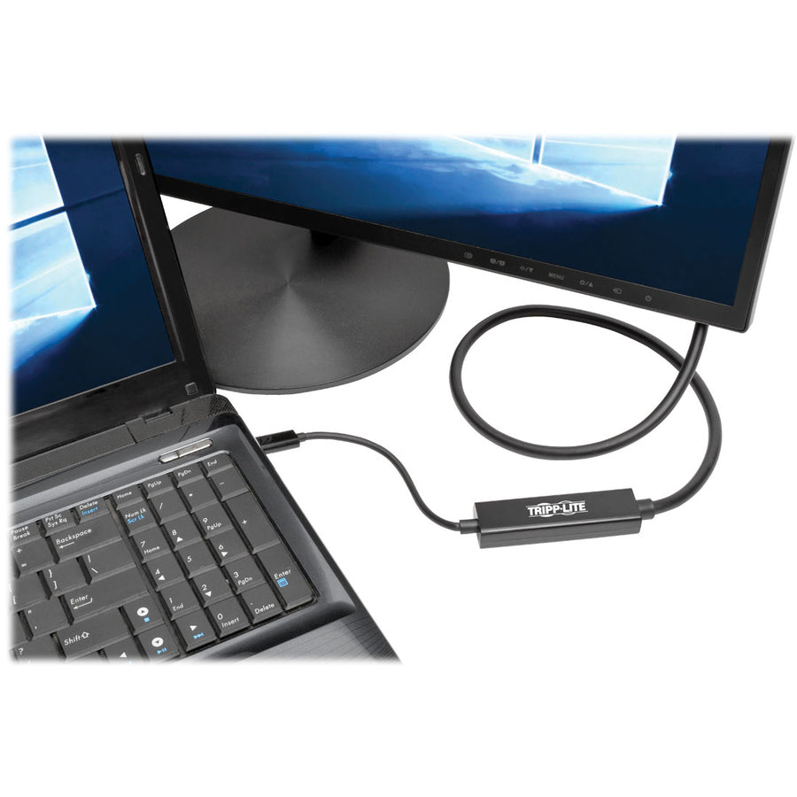 Tripp Lite USB C to DVI Adapter Cable Converter 1080p M/M USB Type C to DVI, USB-C, USB Type-C 3ft 3'
