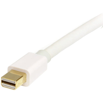 StarTech.com 2m (6 ft) White Mini DisplayPort to DisplayPort 1.2 Adapter Cable M/M - DisplayPort 4k