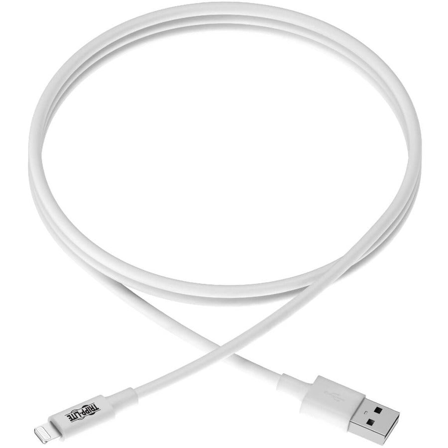 Tripp Lite 6ft Lightning USB/Sync Charge Cable for Apple Iphone / Ipad White 6'