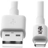 Tripp Lite 6ft Lightning USB/Sync Charge Cable for Apple Iphone / Ipad White 6'