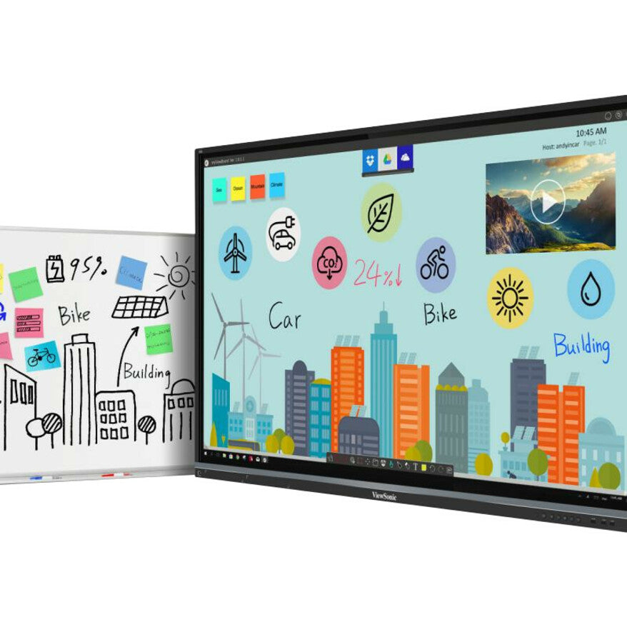 Viewsonic IFP2410 All-in-One Computer - Rockchip Cortex A17 RK3288W - 2 GB RAM DDR3 SDRAM - 16 GB Flash Memory Capacity - 24" 1920 x 1080 Touchscreen Display - Desktop