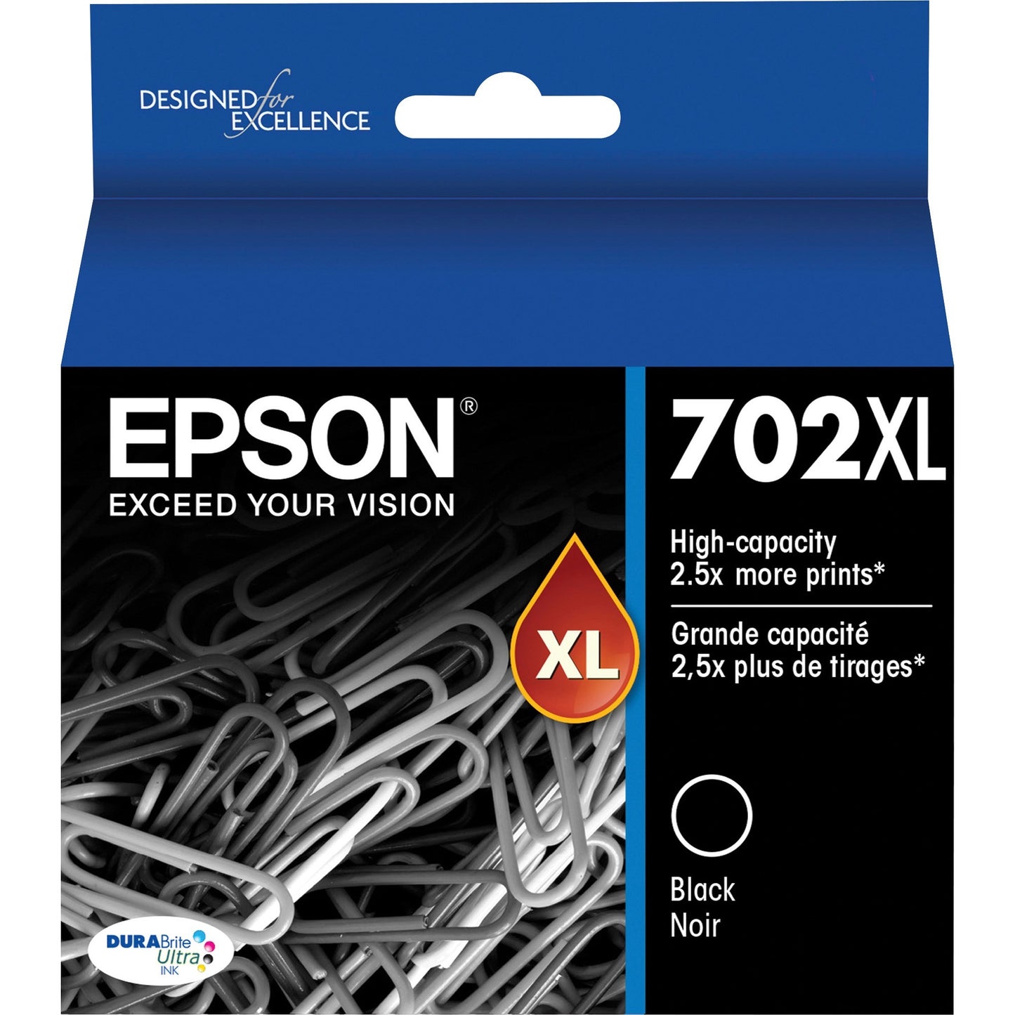 Epson DURABrite Ultra T702XL Original Ink Cartridge - Black