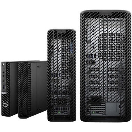 Dell OptiPlex 3000 3080 Desktop Computer - Intel Core i3 10th Gen i3-10105 Quad-core (4 Core) 3.70 GHz - 8 GB RAM DDR4 SDRAM - 500 GB HDD - Small Form Factor - Black