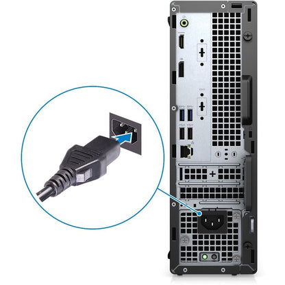 Dell OptiPlex 3000 3080 Desktop Computer - Intel Core i3 10th Gen i3-10105 Quad-core (4 Core) 3.70 GHz - 8 GB RAM DDR4 SDRAM - 500 GB HDD - Small Form Factor - Black