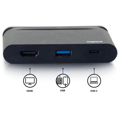 C2G USB C Mini Dock with HDMI, USB & Power Deliery up to 100W