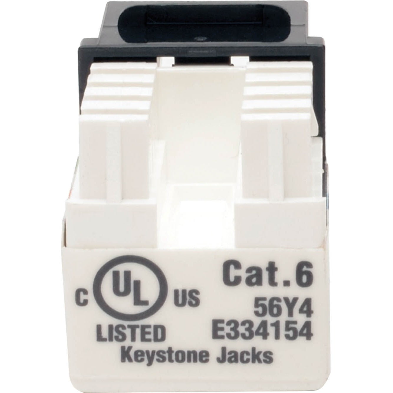 Tripp Lite Cat6/Cat5e 110 Style Punch Down Keystone Jack - Black, 10-Pack