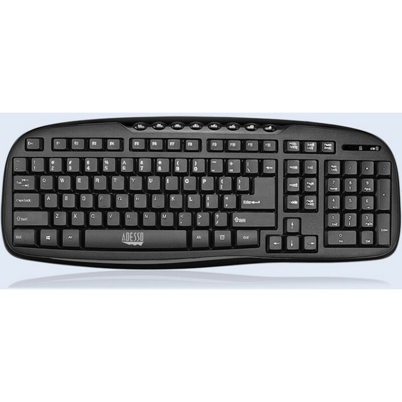 Adesso WKB-1330CB - 2.4 GHz Wireless Desktop Keyboard and Mouse Combo