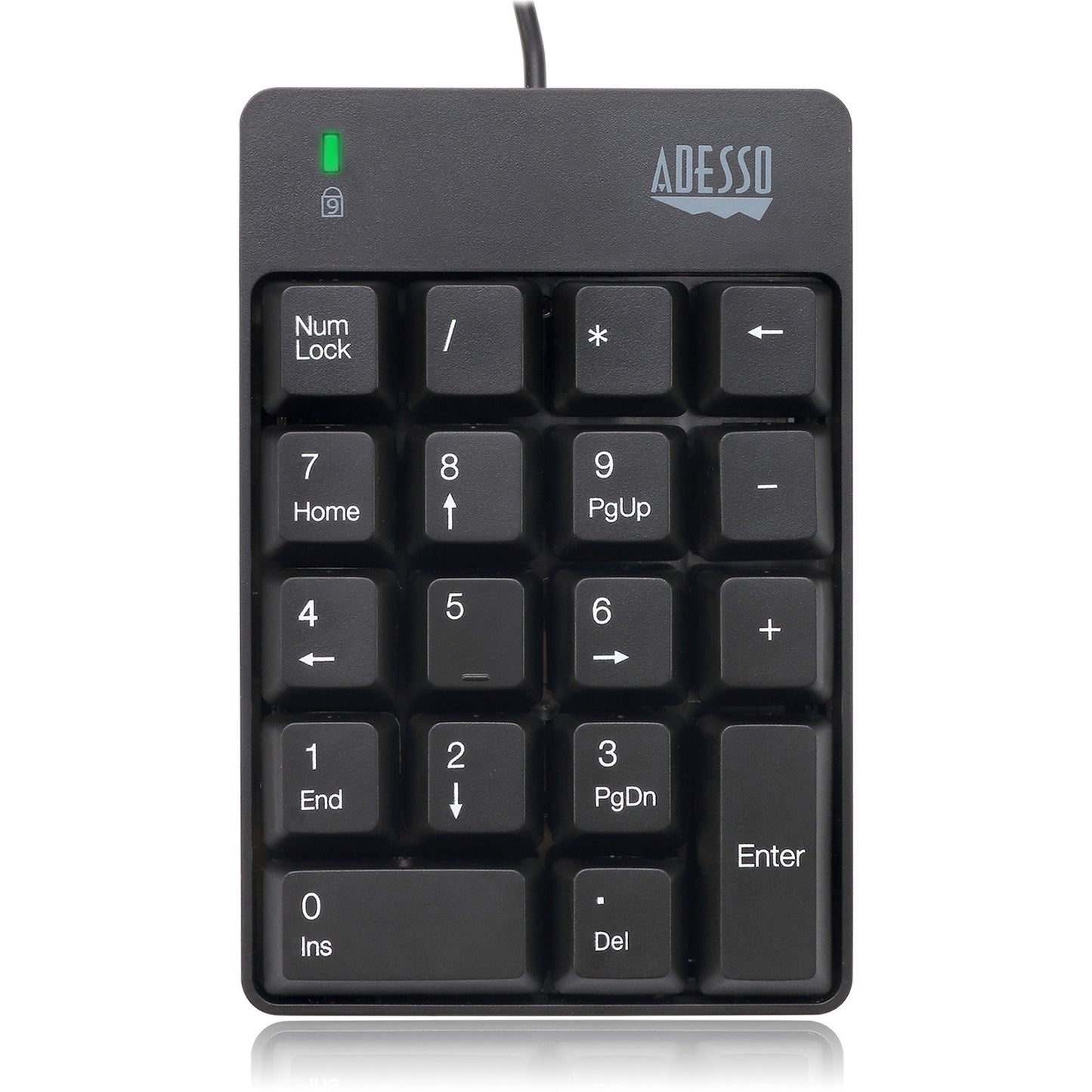 Adesso USB Spill Resistant 18-Key Numeric Keypad