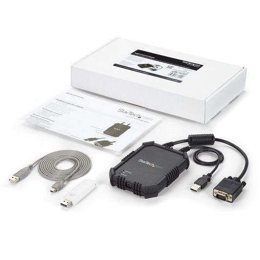 StarTech.com Laptop to Server KVM Console - Rugged USB Crash Cart Adapter with File Transfer and Video Capture