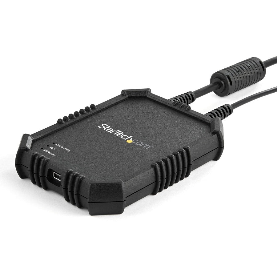 StarTech.com Laptop to Server KVM Console - Rugged USB Crash Cart Adapter with File Transfer and Video Capture