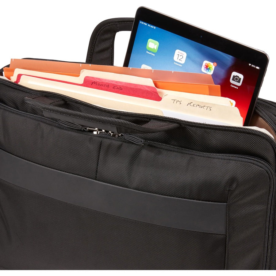 Case Logic Carrying Case (Briefcase) for 15.6" Notebook, Tablet PC, Portable Electronics, Accessories - Black