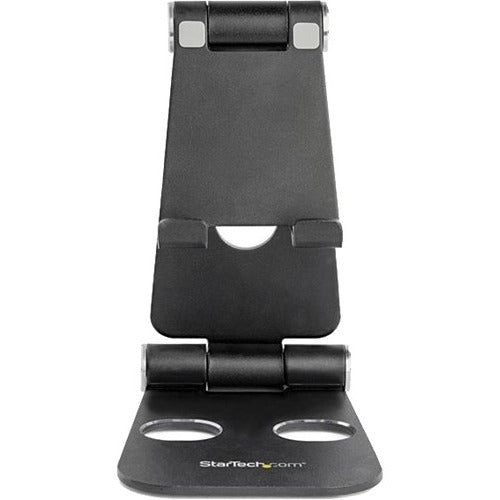 StarTech.com Phone and Tablet Stand - Foldable Universal Mobile Device Holder - Smartphones/Tablets - Adjustable Cell Phone Stand for Desk