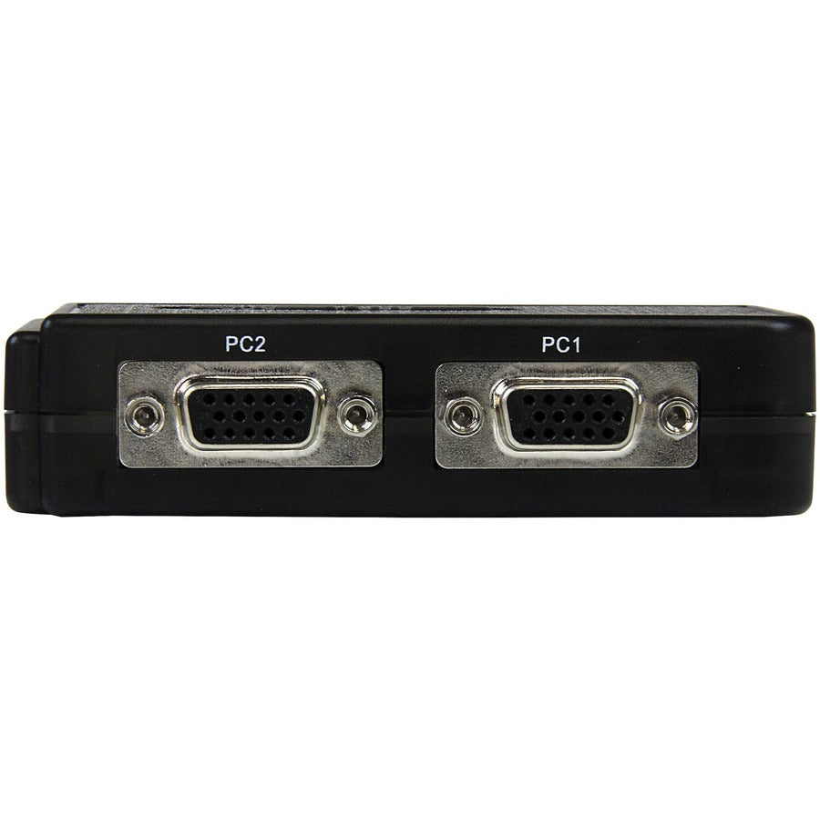 StarTech.com StarTech.com 2 Port USB KVM Kit with Cables and Audio Switching - KVM / audio switch - USB - 2 ports - 1 local user