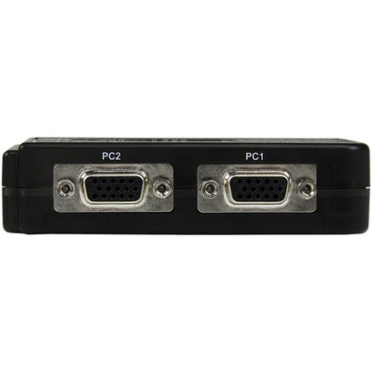 StarTech.com StarTech.com 2 Port USB KVM Kit with Cables and Audio Switching - KVM / audio switch - USB - 2 ports - 1 local user