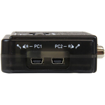 StarTech.com StarTech.com 2 Port USB KVM Kit with Cables and Audio Switching - KVM / audio switch - USB - 2 ports - 1 local user