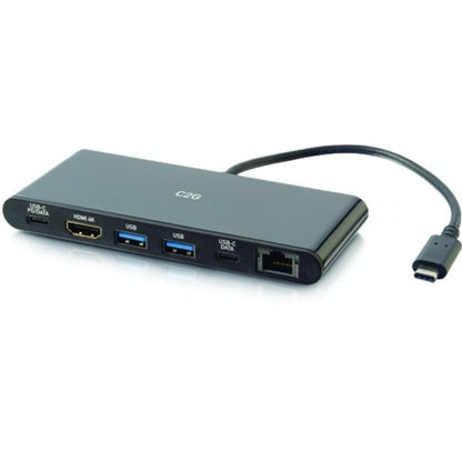 C2G USB C Docking Station Kit - USB C to HDMI, Ethernet and USB & 6ft HDMI