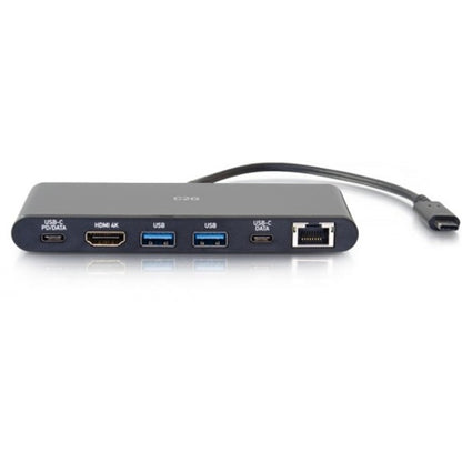 C2G USB C Docking Station Kit - USB C to HDMI, Ethernet and USB & 6ft HDMI