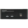StarTech.com 2 Port Dual DisplayPort USB KVM Switch with Audio