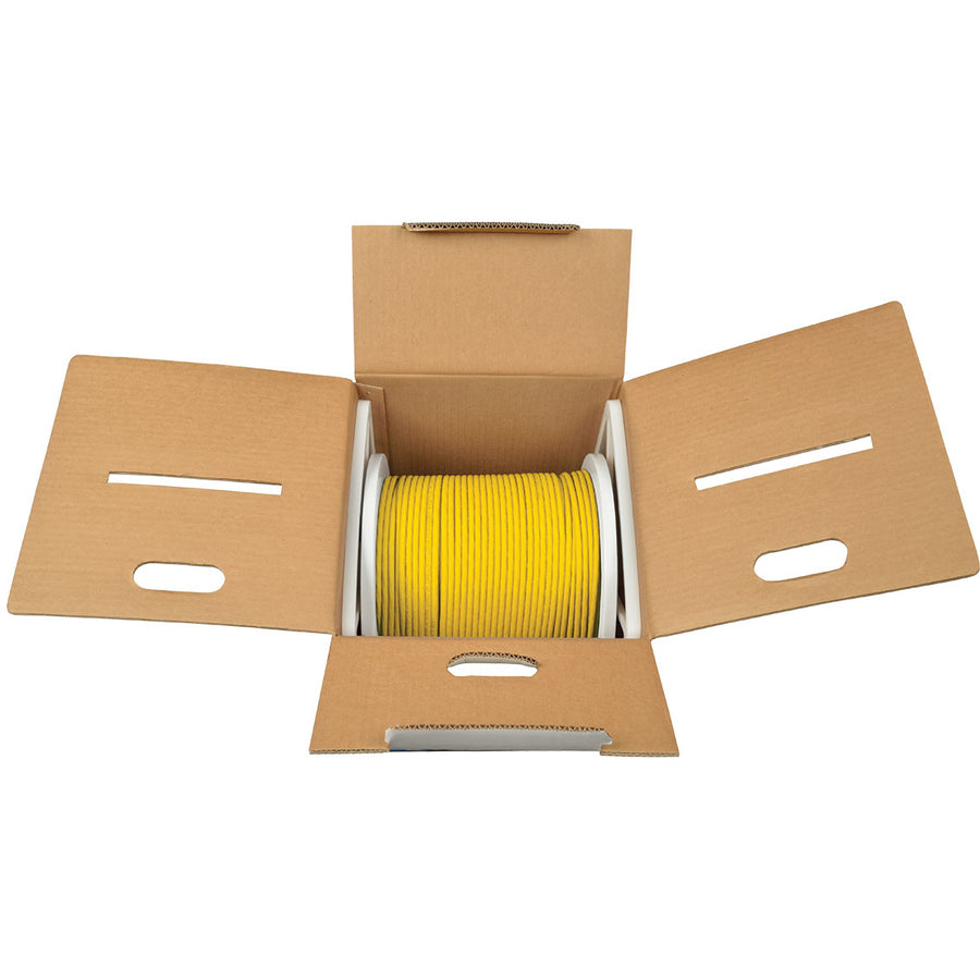 Tripp Lite 1000ft Cat6 Gigabit Bulk Cable Solid Core CMR PVC Yellow 1000'