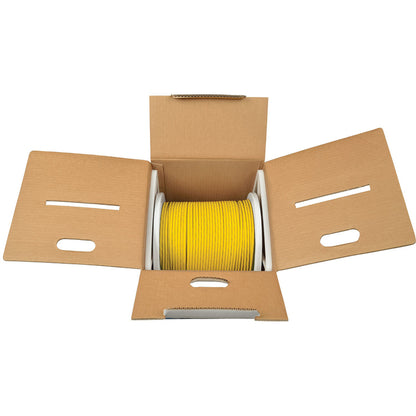 Tripp Lite 1000ft Cat6 Gigabit Bulk Cable Solid Core CMR PVC Yellow 1000'