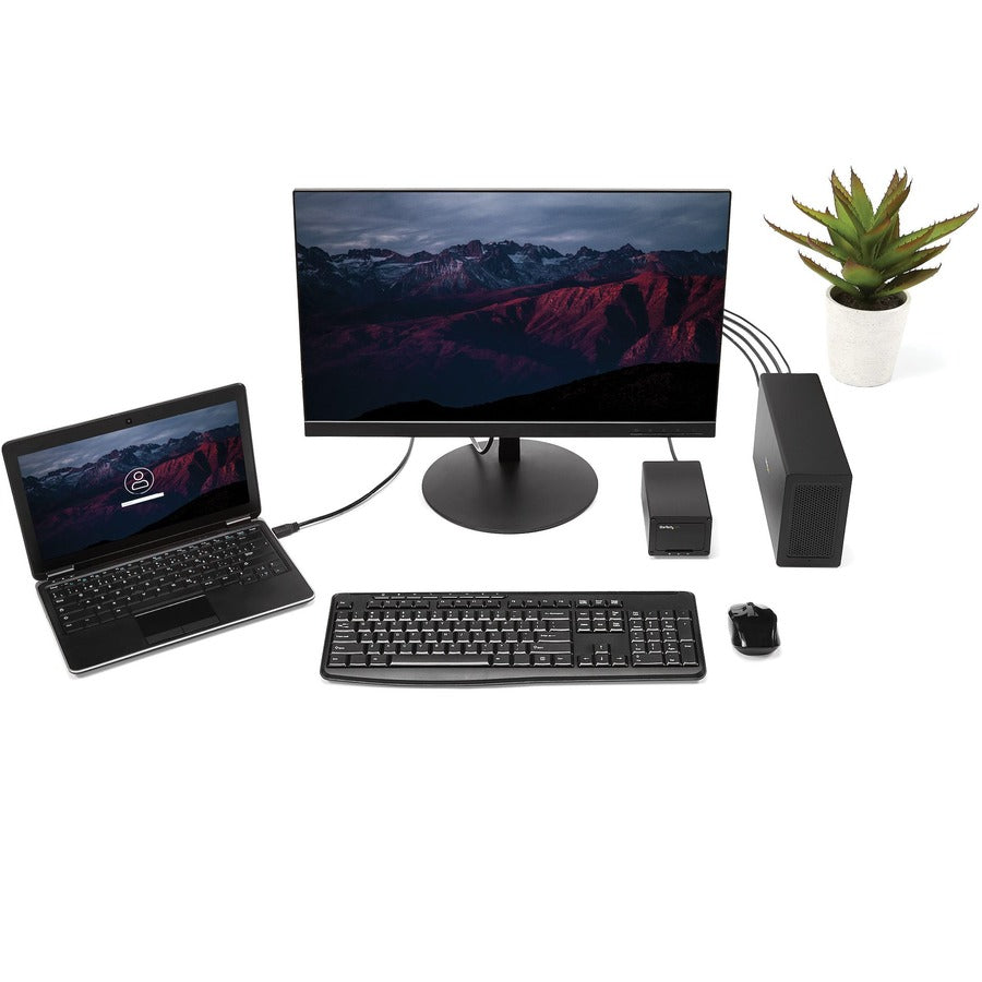 StarTech.com Thunderbolt 3 PCIe Expansion Chassis with DisplayPort - PCIe x16 - Thunderbolt 3 PCIe Enclosure - Thunderbolt 3 PCIe Box