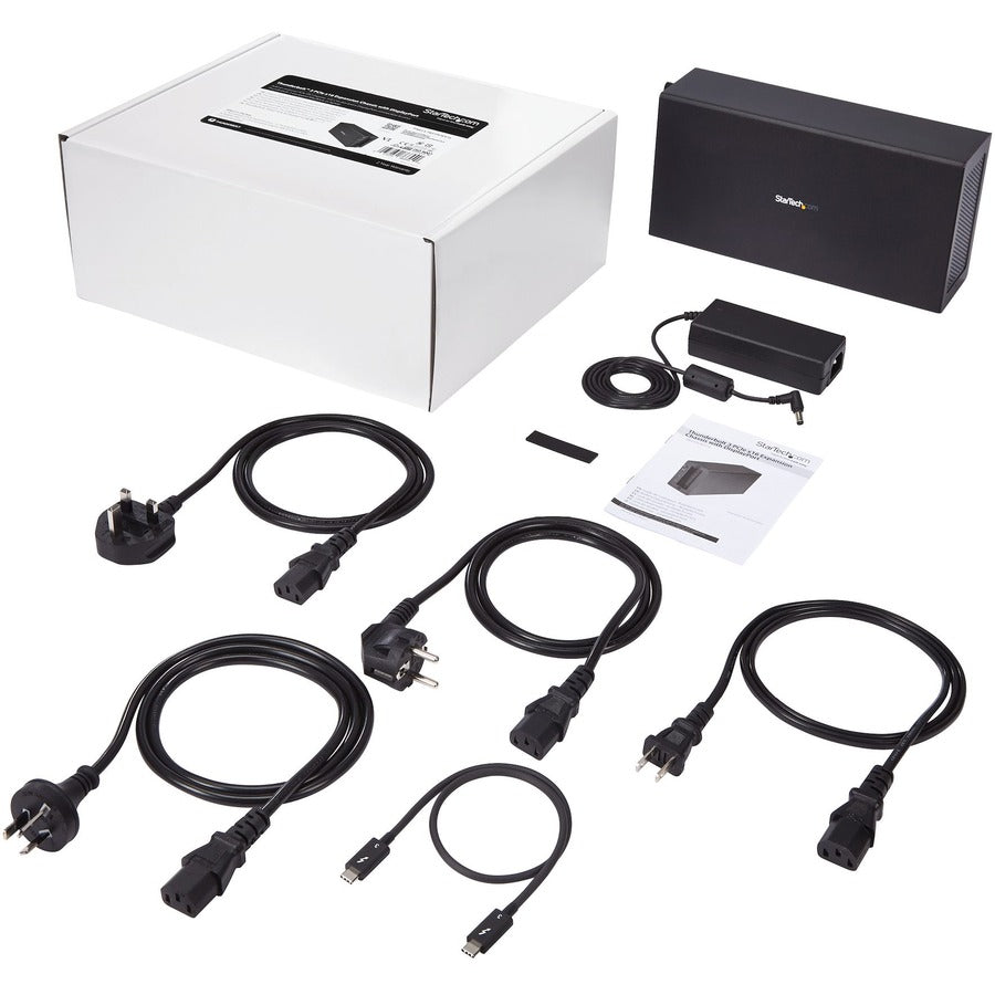 StarTech.com Thunderbolt 3 PCIe Expansion Chassis with DisplayPort - PCIe x16 - Thunderbolt 3 PCIe Enclosure - Thunderbolt 3 PCIe Box