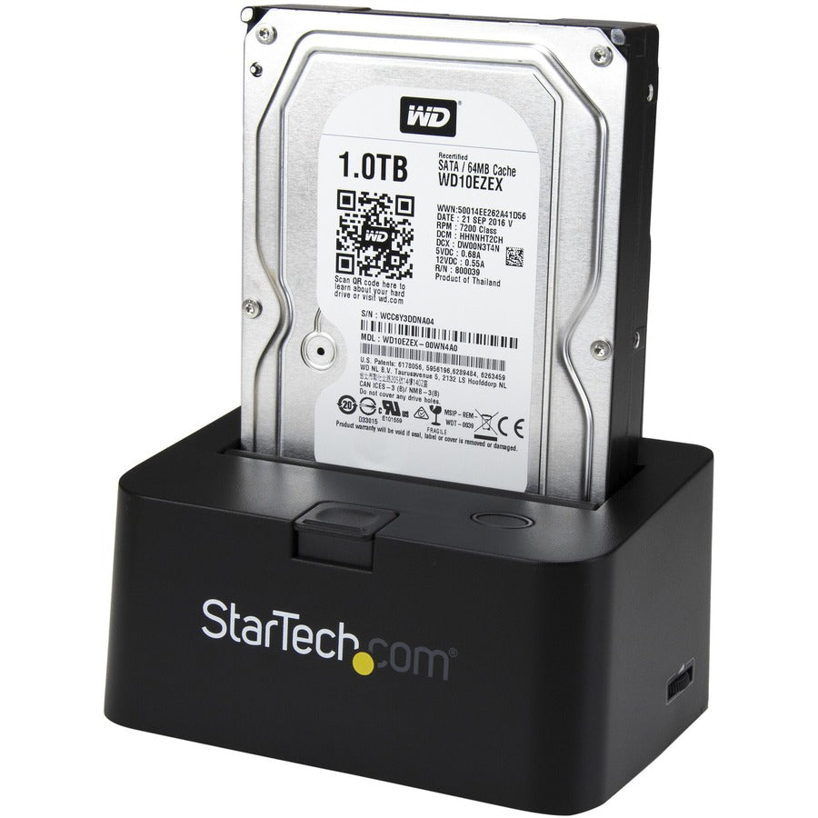 StarTech.com External docking station for 2.5in or 3.5in SATA III hard drives - eSATA or USB 3.0 with UASP