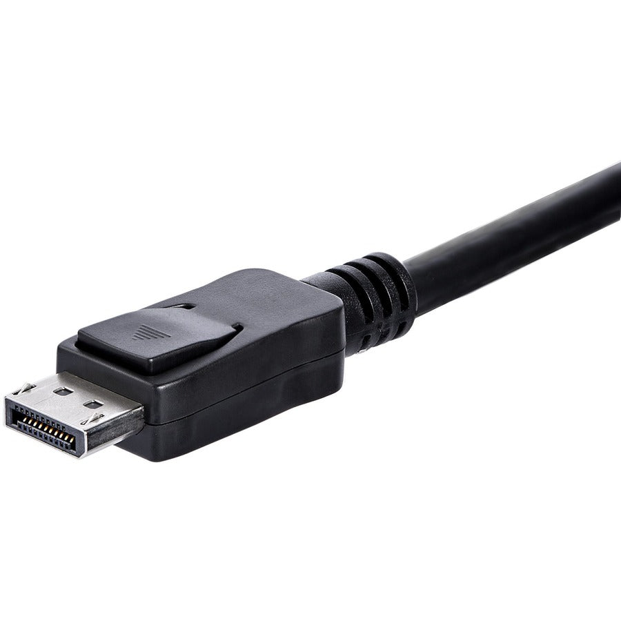StarTech.com 1 ft Short DisplayPort 1.2 Cable with Latches M/M - DisplayPort 4k