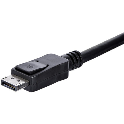 StarTech.com 1 ft Short DisplayPort 1.2 Cable with Latches M/M - DisplayPort 4k