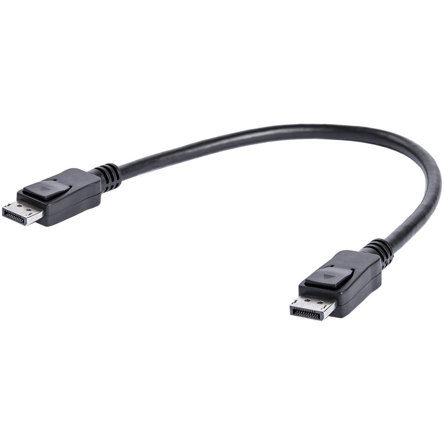 StarTech.com 1 ft Short DisplayPort 1.2 Cable with Latches M/M - DisplayPort 4k