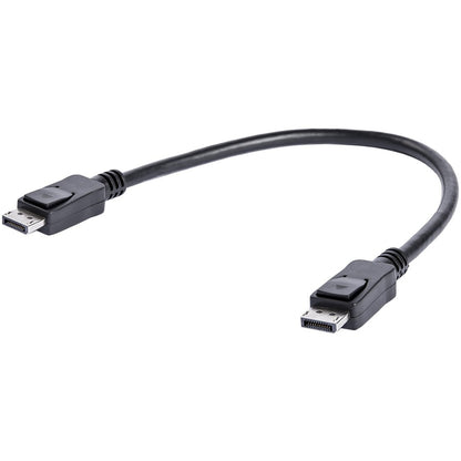 StarTech.com 1 ft Short DisplayPort 1.2 Cable with Latches M/M - DisplayPort 4k
