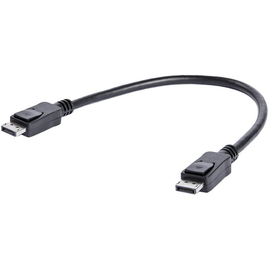 StarTech.com 1 ft Short DisplayPort 1.2 Cable with Latches M/M - DisplayPort 4k