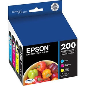 Epson DURABrite Ultra 200 Original Ink Cartridge - Combo Pack - Cyan, Magenta, Yellow, Black