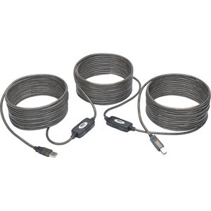 Tripp Lite 50ft USB 2.0 Hi-Speed Active Repeater Cable USB-A to USB-B M/M