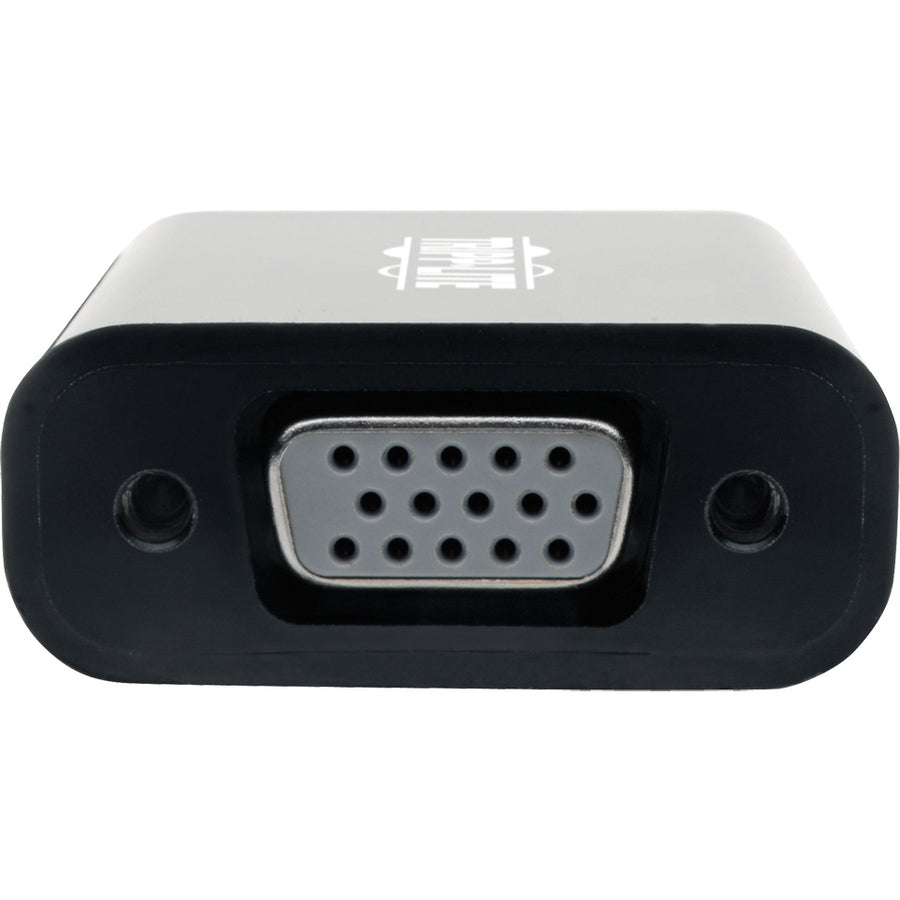 Tripp Lite USB C to VGA Adapter Converter, Thunderbolt 3 - M/F, USB 3.1, 1080p, Black, USB Type C, USB-C, USB Type-C