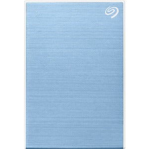 Seagate One Touch STKC5000402 5 TB Portable Hard Drive - 2.5" External - Light Blue