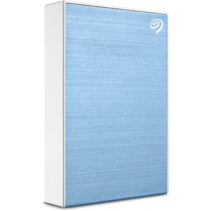 Seagate One Touch STKC5000402 5 TB Portable Hard Drive - 2.5" External - Light Blue