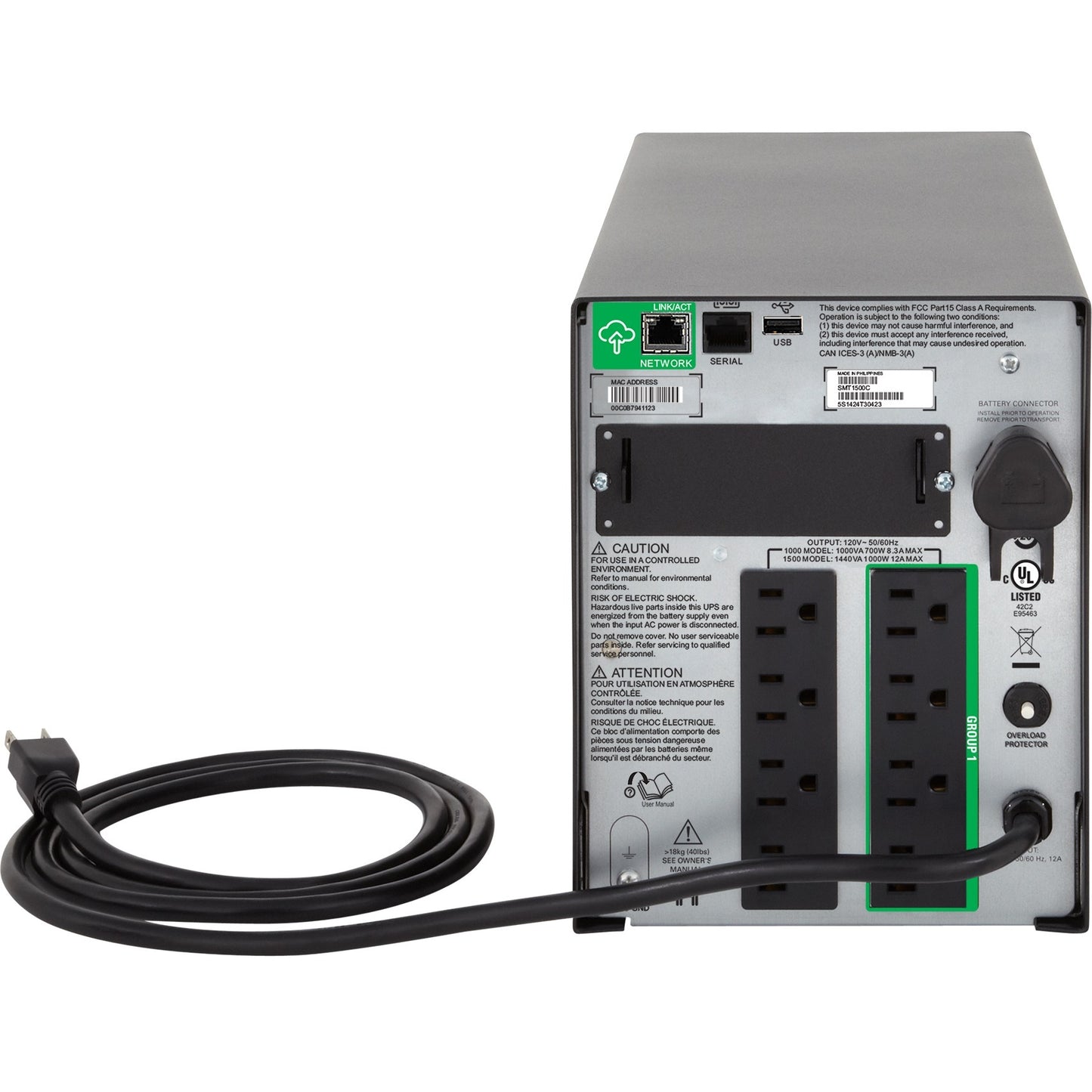 APC by Schneider Electric Smart-UPS 1000VA LCD 120V with SmartConnect