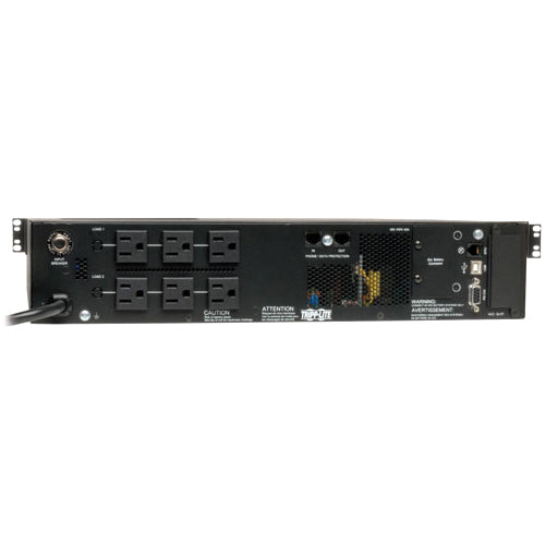 Tripp Lite UPS Smart Online 1500VA 1350W Rackmount 120V LCD USB DB9 2URM