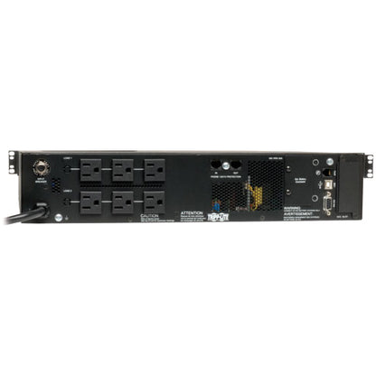 Tripp Lite UPS Smart Online 1500VA 1350W Rackmount 120V LCD USB DB9 2URM