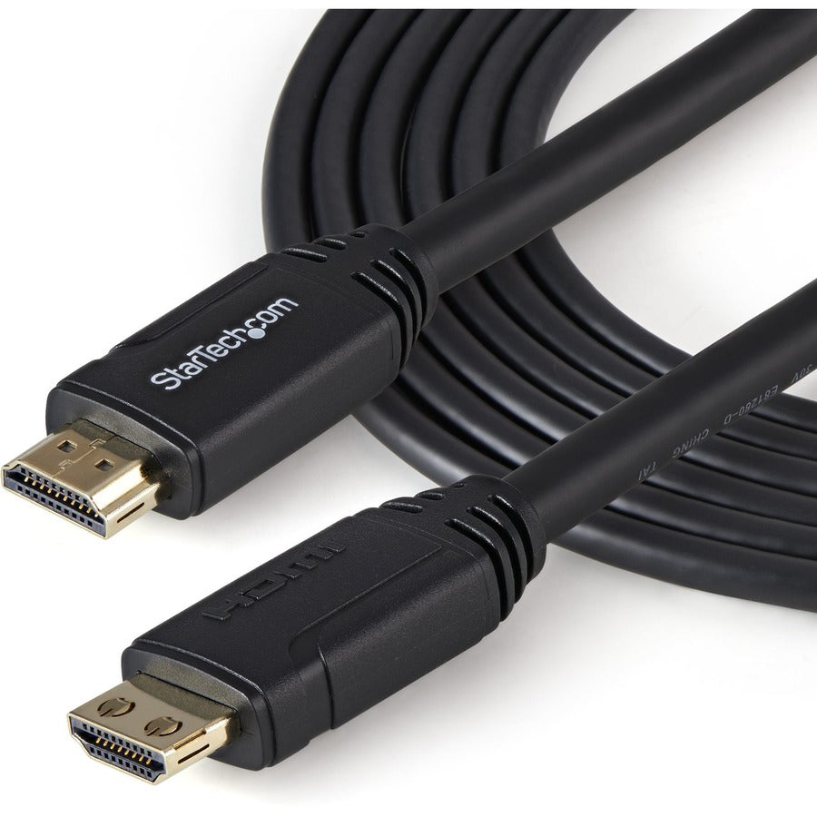 StarTech.com 10ft/3m HDMI 2.0 Cable, Gripping Connectors, 4K 60Hz Premium Certified High Speed HDMI Monitor Cable w/Ethernet, HDR10 18Gbps