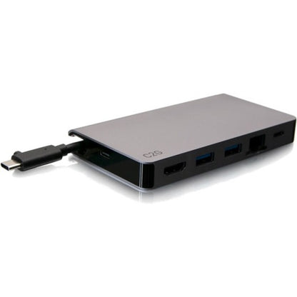 C2G USB C Dock with HDMI, USB, Ethernet, USB C & Power Delivery up to 100W