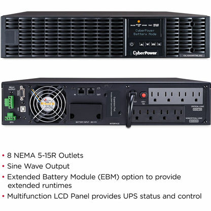 CyberPower OL1000RTXL2U Smart App Online UPS Systems