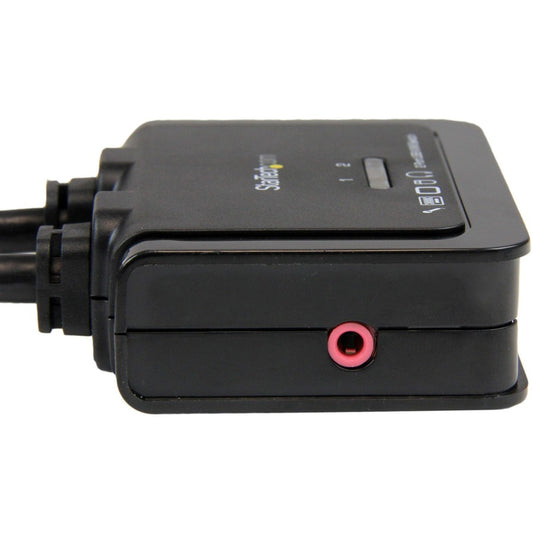 StarTech.com 2 Port USB HDMI Cable KVM Switch with Audio and Remote Switch - USB Powered