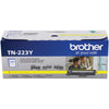 Brother Genuine TN-223Y Standard Yield Yellow Toner Cartridge