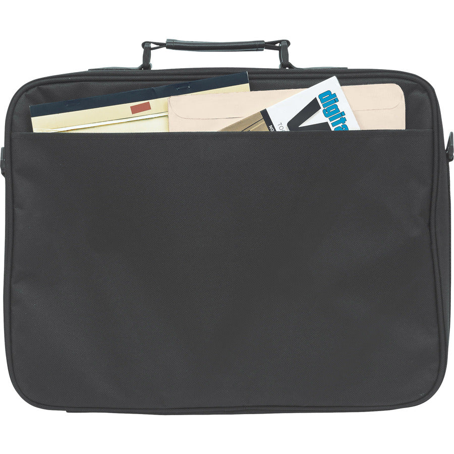 Manhattan Empire II 17" Laptop Briefcase, Black